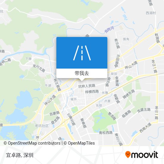 宜卓路地图