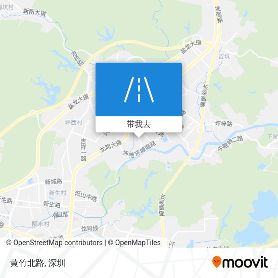 黄竹北路地图
