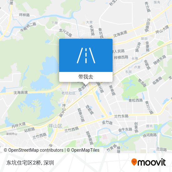 东坑住宅区2桥地图