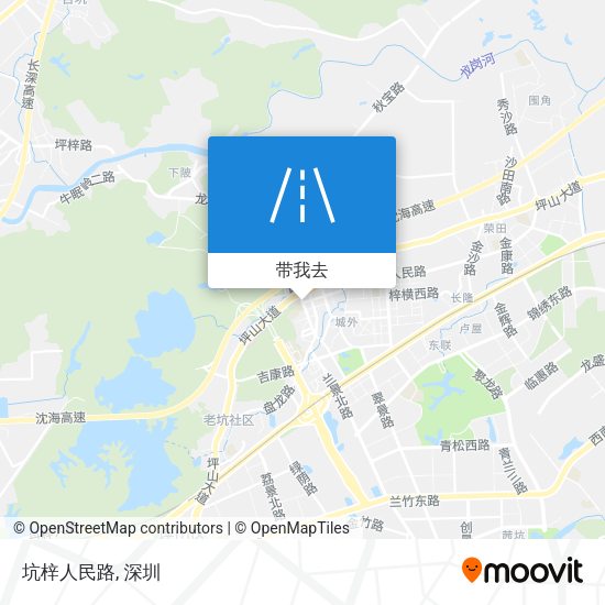 坑梓人民路地图