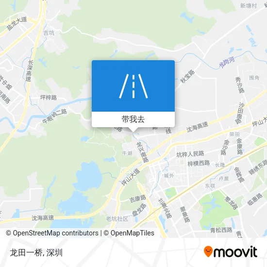 龙田一桥地图