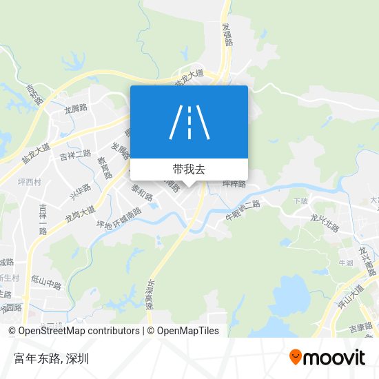 富年东路地图