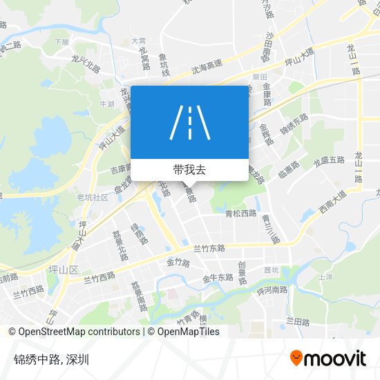 锦绣中路地图