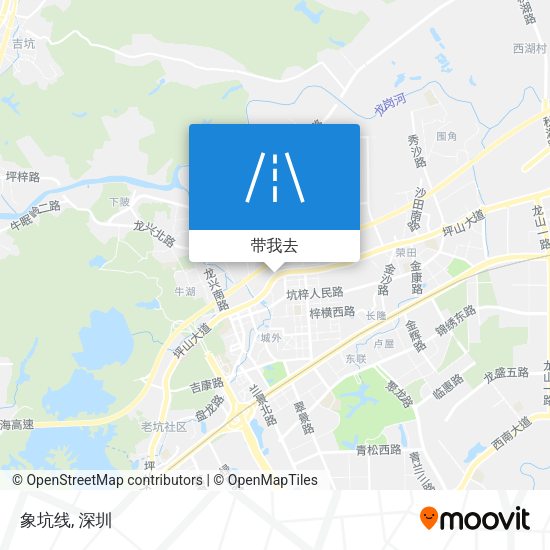 象坑线地图