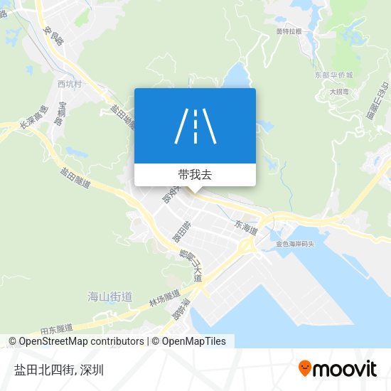 盐田北四街地图