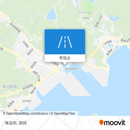 海边街地图