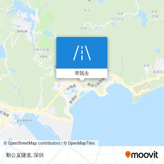 鹅公岌隧道地图