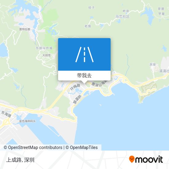 上成路地图
