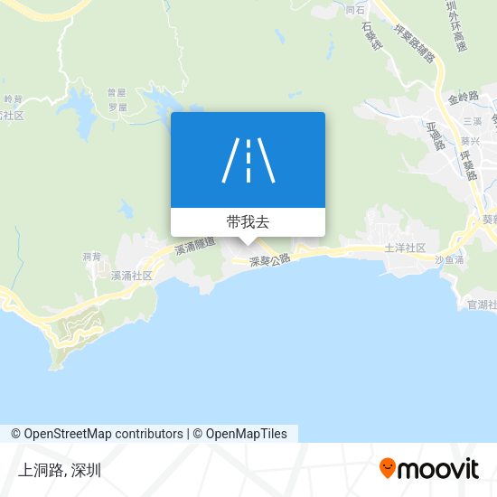 上洞路地图