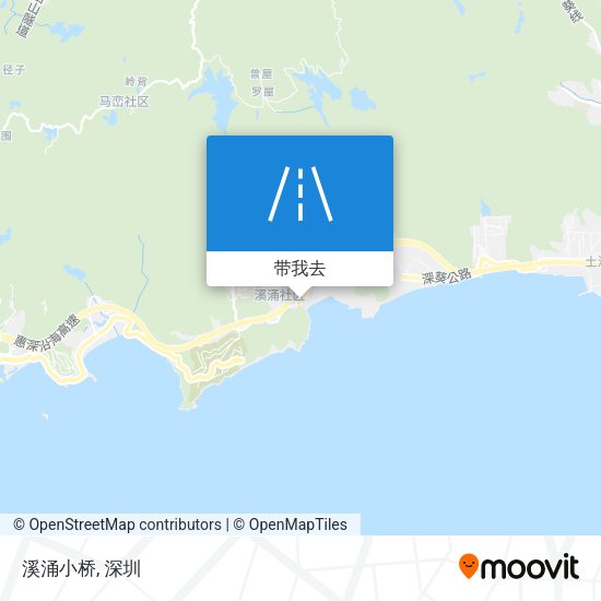溪涌小桥地图