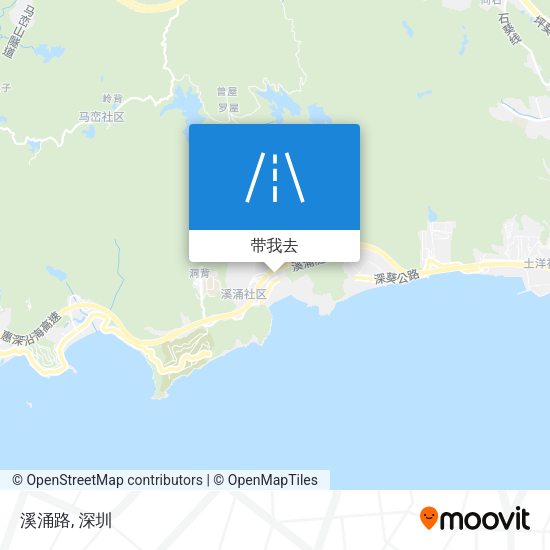 溪涌路地图
