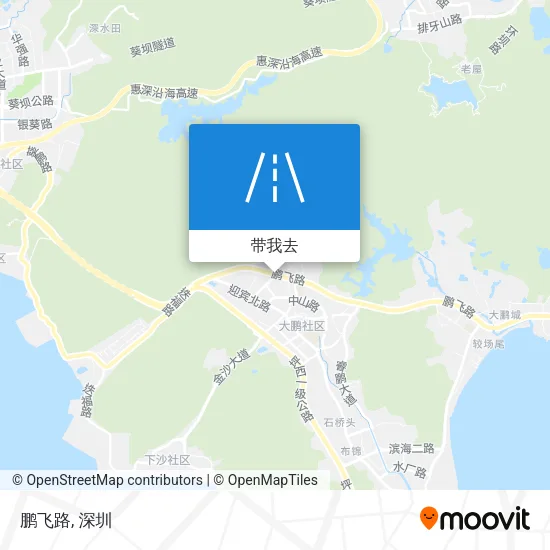鹏飞路地图