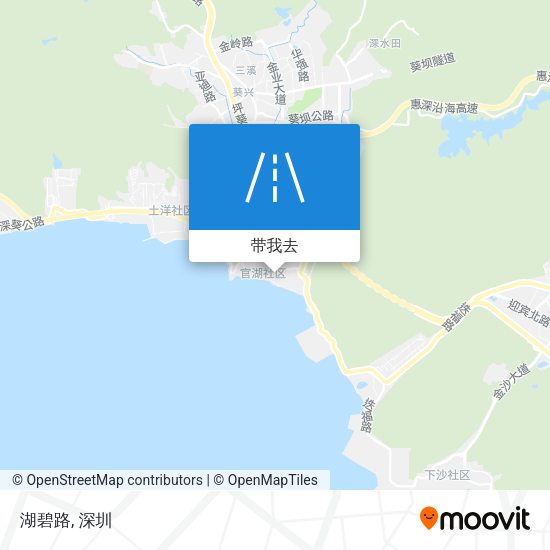 湖碧路地图