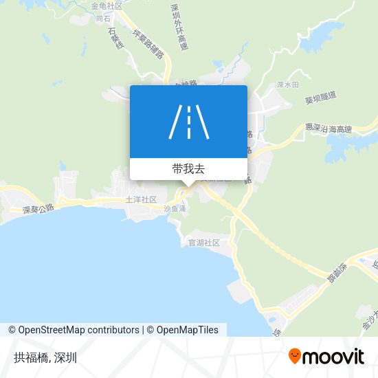 拱福橋地图