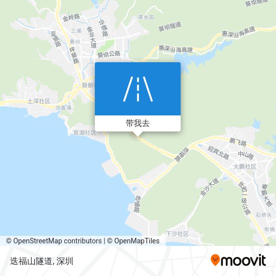 迭福山隧道地图
