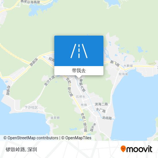 锣鼓岭路地图