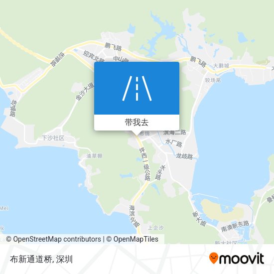 布新通道桥地图