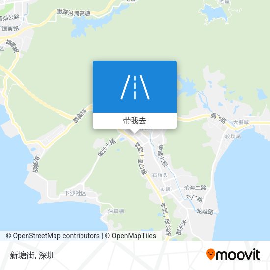新塘街地图