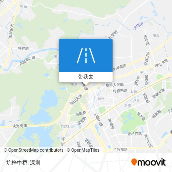 坑梓中桥地图