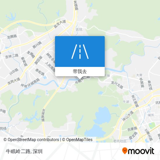牛眠岭二路地图