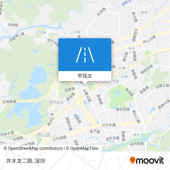 井水龙二路地图