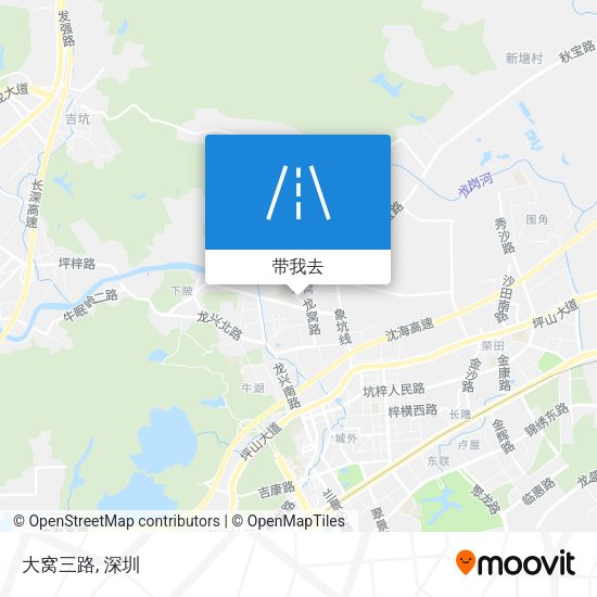 大窝三路地图