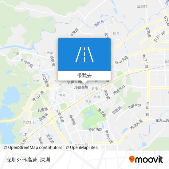 深圳外环高速地图