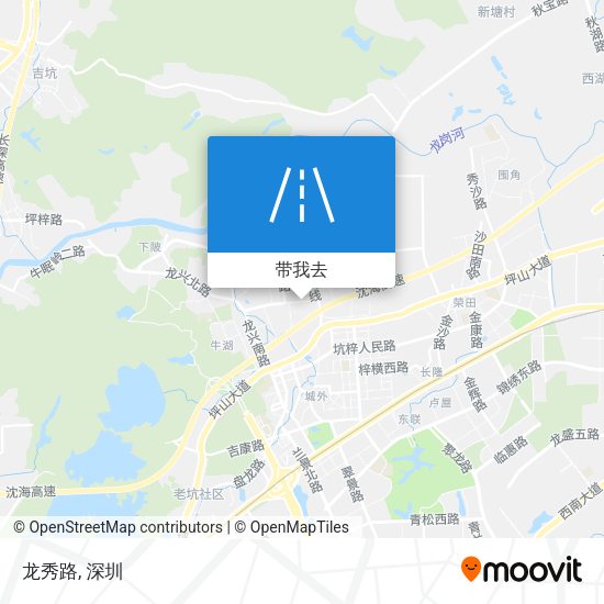 龙秀路地图