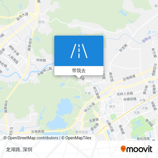 龙湖路地图