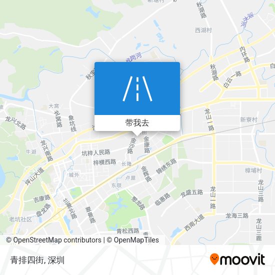 青排四街地图