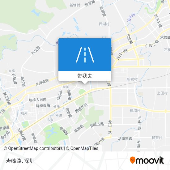 寿峰路地图