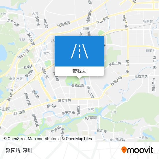 聚园路地图