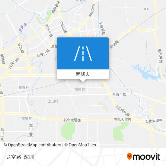 龙富路地图