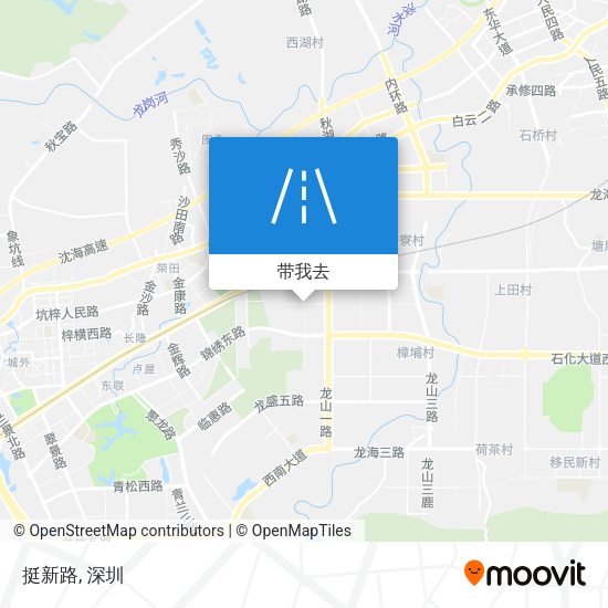 挺新路地图