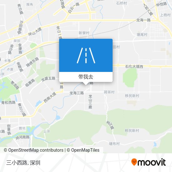 三小西路地图