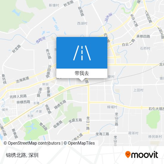 锦绣北路地图