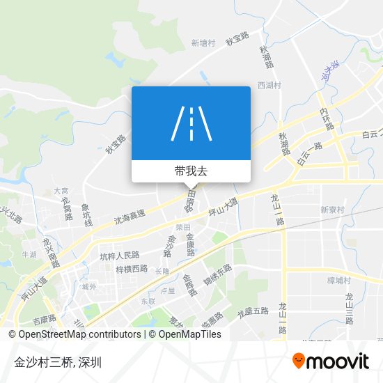 金沙村三桥地图