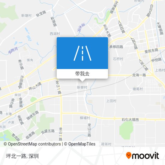 坪北一路地图