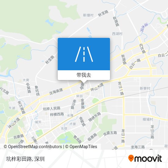 坑梓彩田路地图