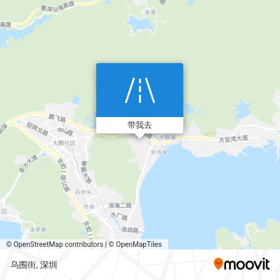 乌围街地图