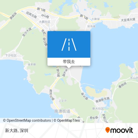 新大路地图