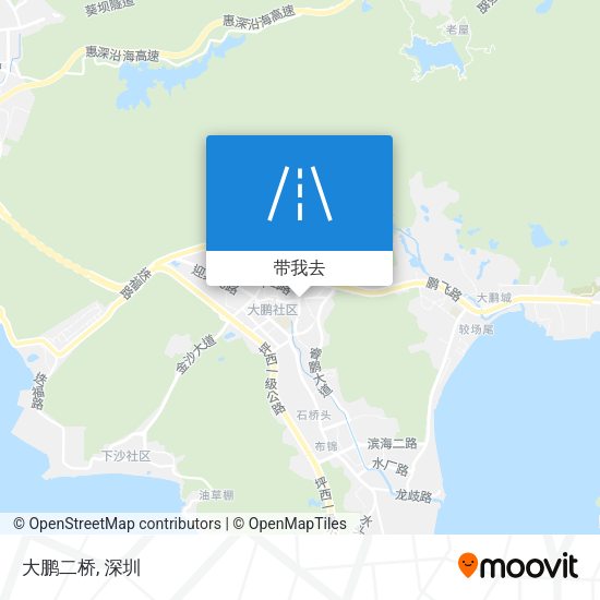 大鹏二桥地图