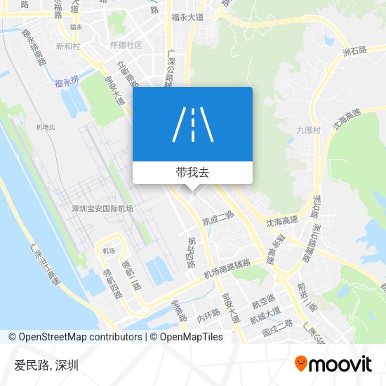 爱民路地图