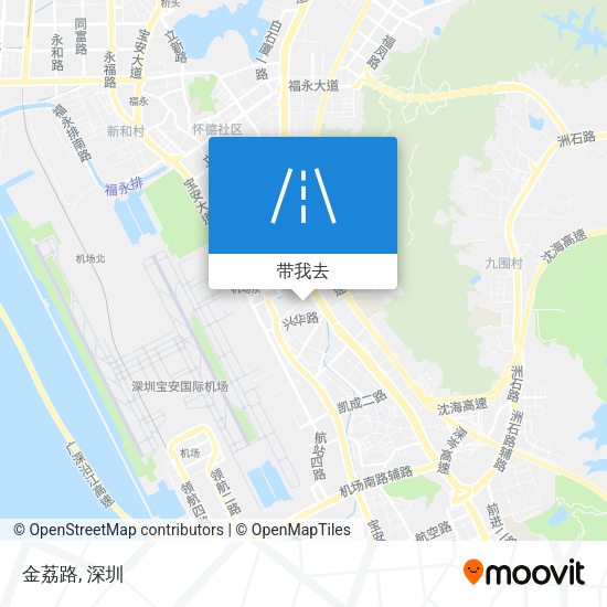 金荔路地图