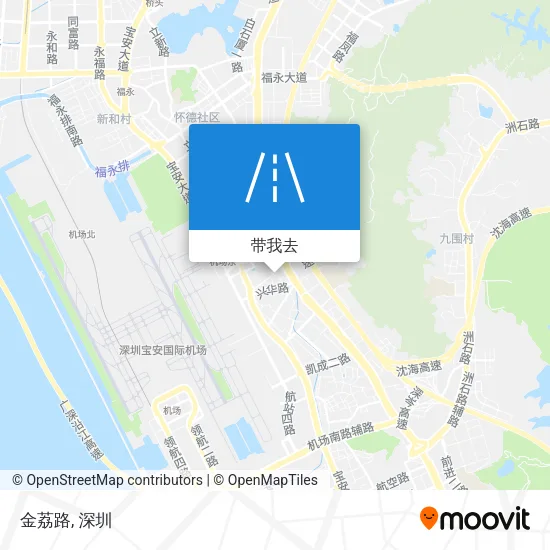 金荔路地图