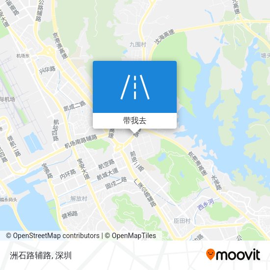 洲石路辅路地图