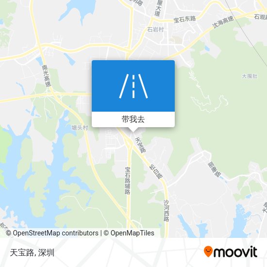 天宝路地图