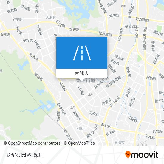 龙华公园路地图