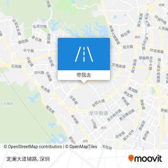 龙澜大道辅路地图