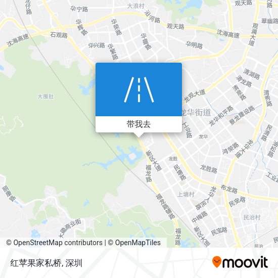 红苹果家私桥地图